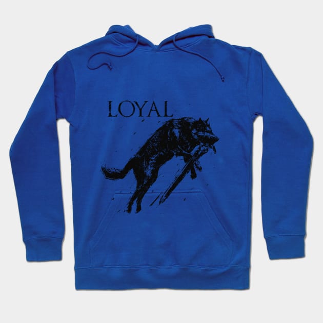 Loyal Friend Hoodie by WOVENPIXLS